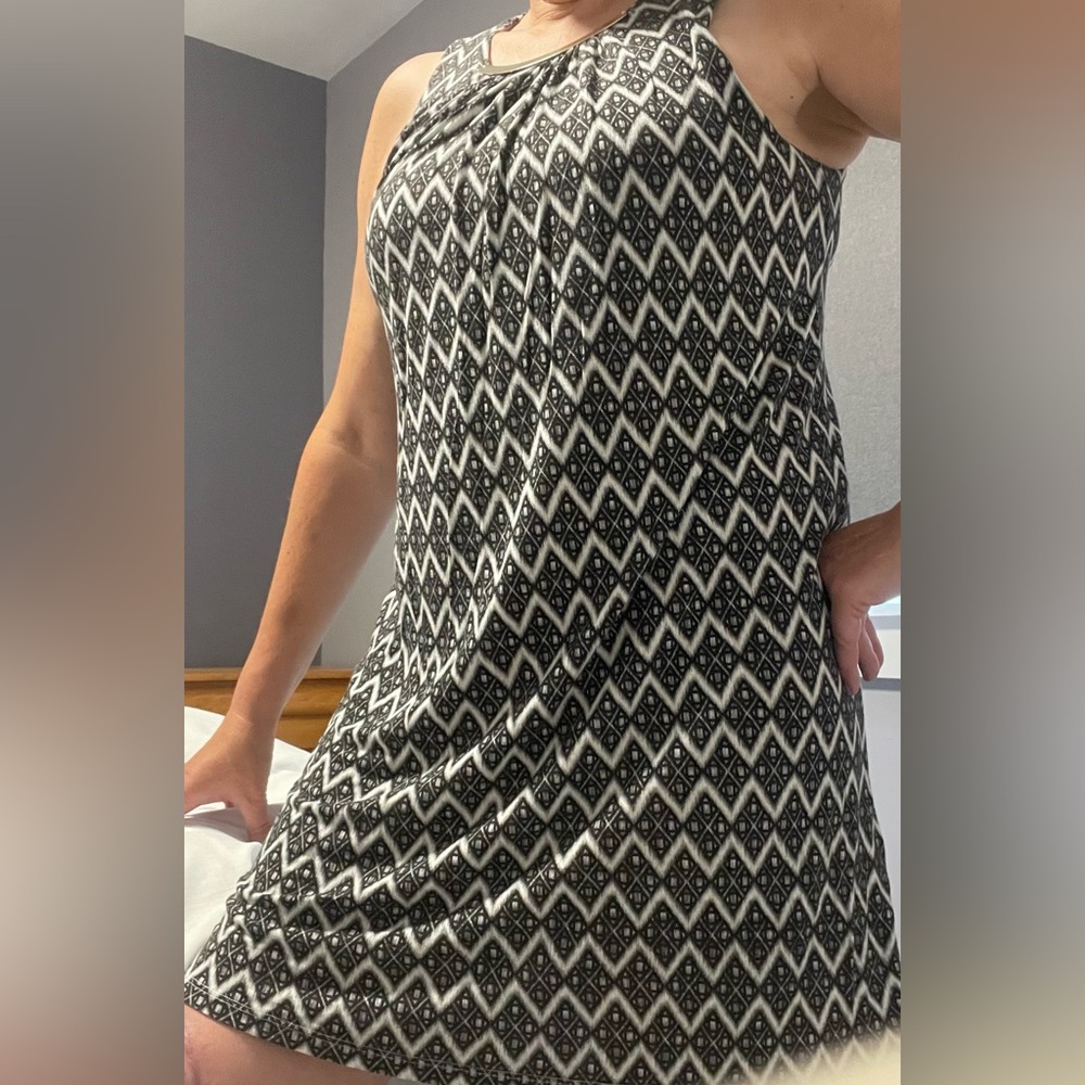 H&M Black and White Halter Sundress